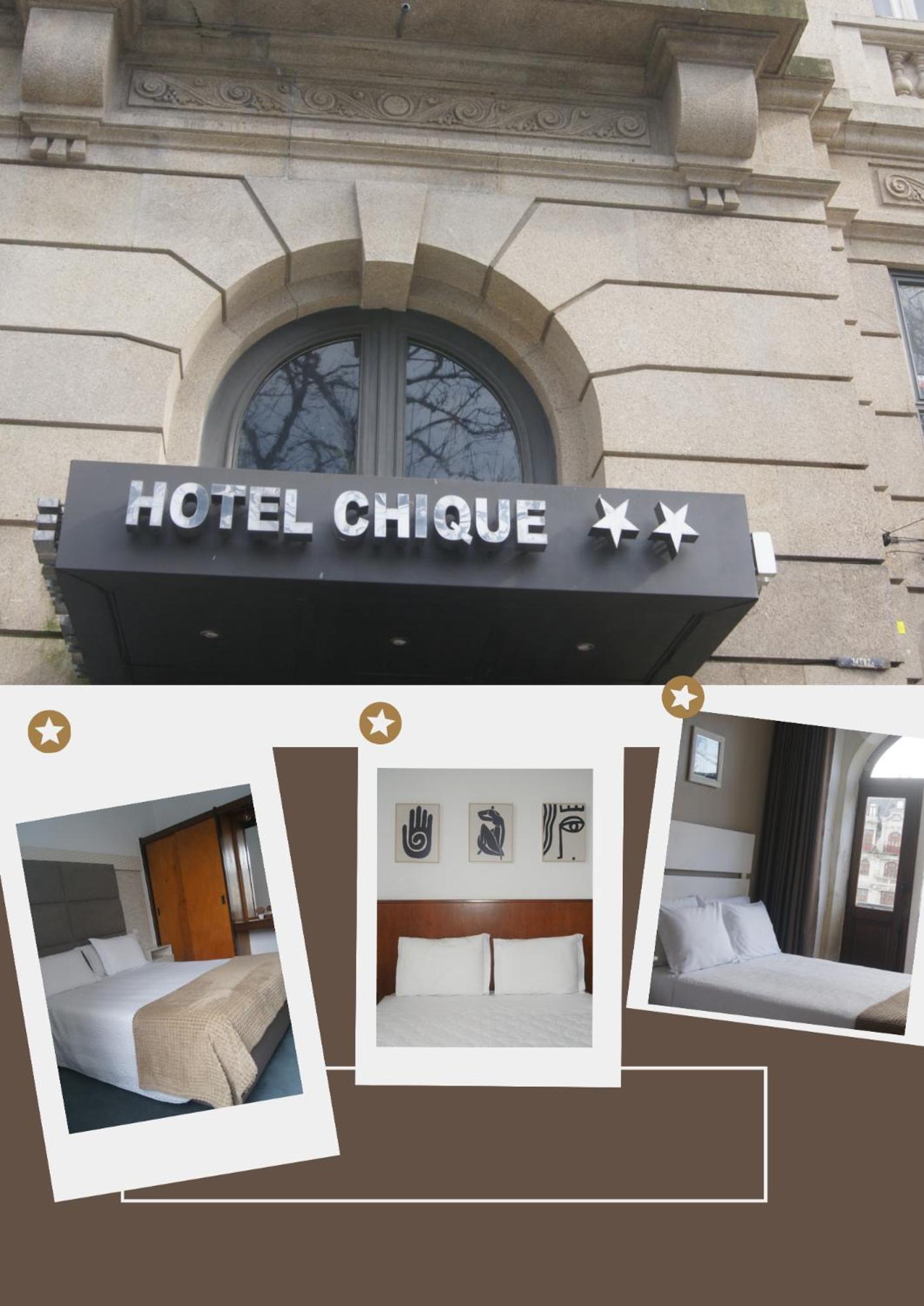 Hotel Chique Aliados OOporto Exteriör bild